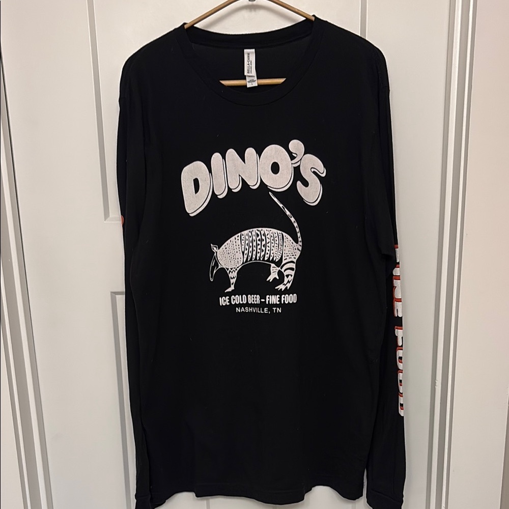 Black Dino's Nashville Bar Long Sleeve Shirt